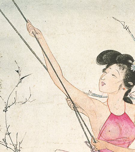 华县-胡也佛的仕女画和最知名的金瓶梅秘戏图